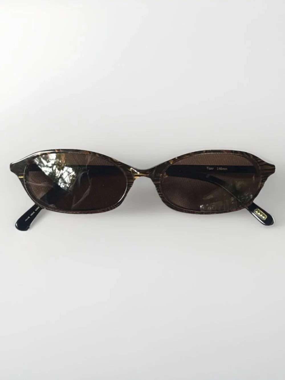 Bebe Ballet Eyeglasses Sunglasses Frames Tiger 140mm Brown Vintage Retro Y2K